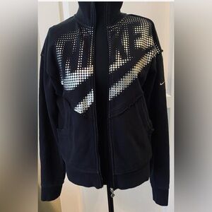 Nike youth size Large 12/14 sweat jacket zip up sportswear
